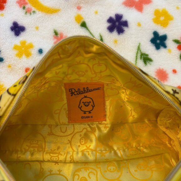 San-X Rilakkuma Makeup Pencil Bag 🐥 Kawaii Kiiroitori Bird - Picture 6 of 9